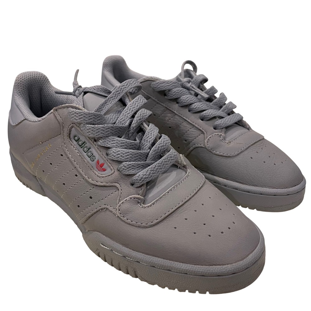 Adidas Yeezy Powerphase‎ Sneakers Kids 4.5 Grey Leather Calabasas CG6422